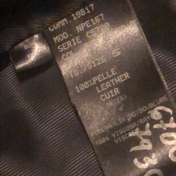 Neil Barrett Zip Suede Leather Shearling Jacket S - Picture 8 of 8